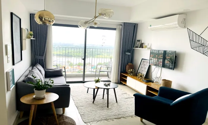 Three Bedroom Masteri Thao Dien for Rent Tower 4 HCMC 93sqm 1,600 USD/month