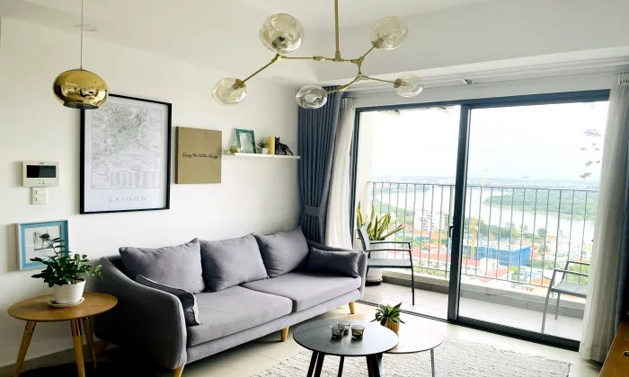 Three Bedroom Masteri Thao Dien for Rent Tower 4 HCMC 93sqm 1,600 USD/month