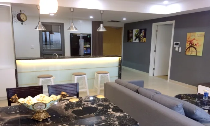 Modern and Good View Three Bedroom Masteri Thao Dien Tower 4 HCM 93sqm 1,500 USD/month