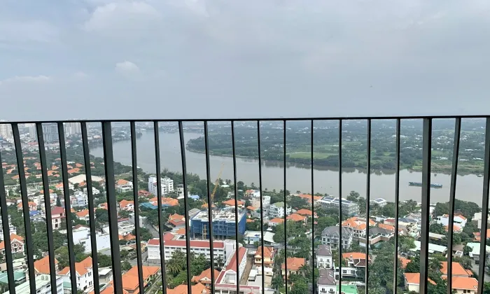 Partly Furnished Three Bedroom Masteri Thao Dien For Rent HCMC 93sqm 1,200 USD/month