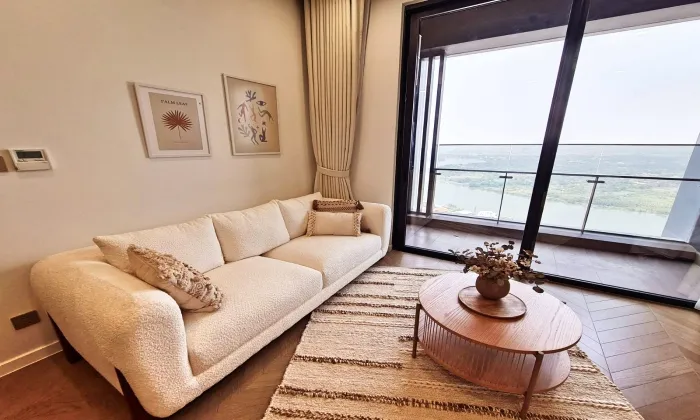 Fancy Three Bedroom Lumiere Riverside Apartment for rent HCMC 93sqm 2,500 USD/month
