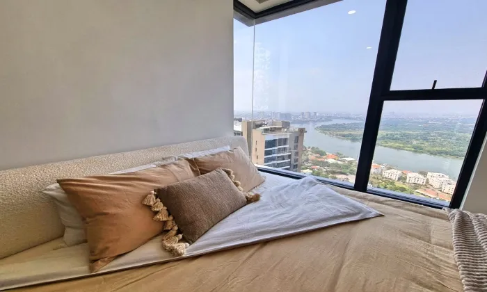Fancy Three Bedroom Lumiere Riverside Apartment for rent HCMC 93sqm 2,500 USD/month