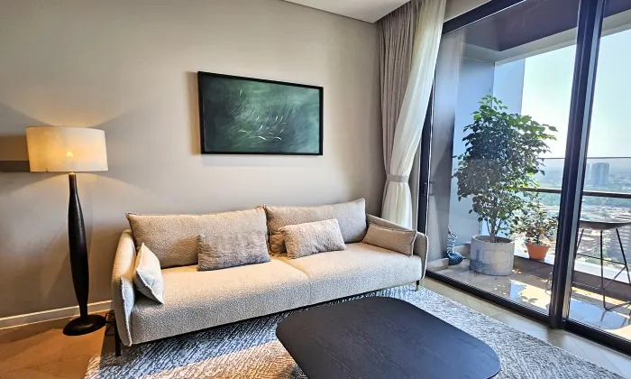 So Beautiful Designed Two Bedroom Lumiere Riverside Apartment For Rent 1400sqm 1,400 USD/month