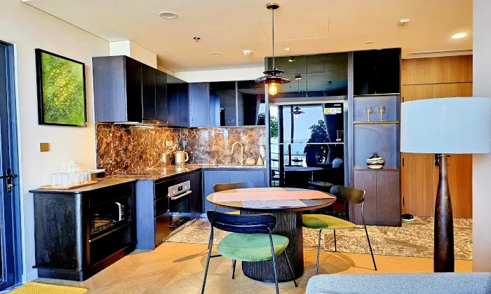 So Beautiful Designed Two Bedroom Lumiere Riverside Apartment For Rent 1400sqm 1,400 USD/month