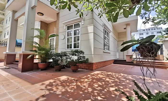 Corner Villa for rent in 216 Nguyen Van Huong Thao Dien HCMC 450sqm 2,700 USD/month