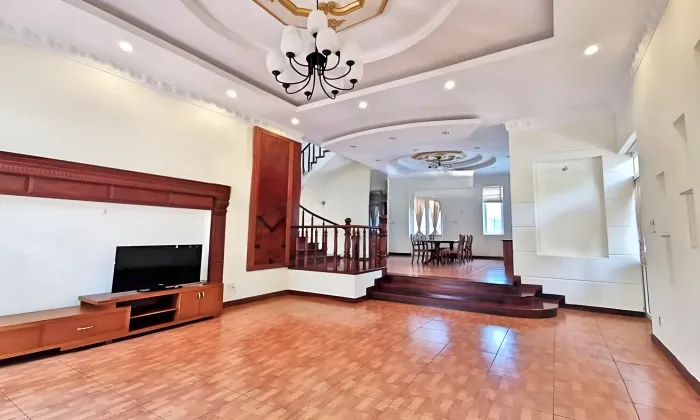 Corner Villa for rent in 216 Nguyen Van Huong Thao Dien HCMC 450sqm 2,700 USD/month