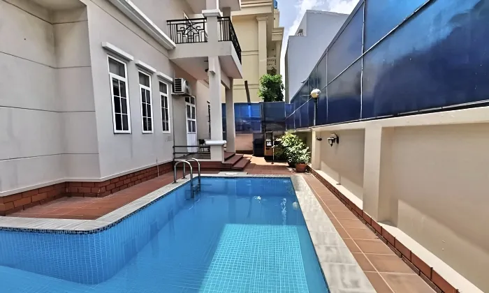 Corner Villa for rent in 216 Nguyen Van Huong Thao Dien HCMC 450sqm 2,700 USD/month