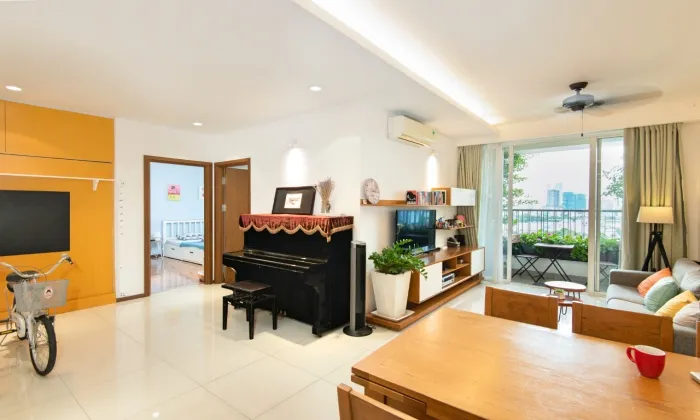 Landmark and River View 02 Bedroom Thao Dien Pearl Apartment For Rent 105sqm 1,000 USD/month