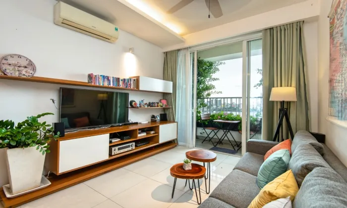 Landmark and River View 02 Bedroom Thao Dien Pearl Apartment For Rent 105sqm 1,000 USD/month