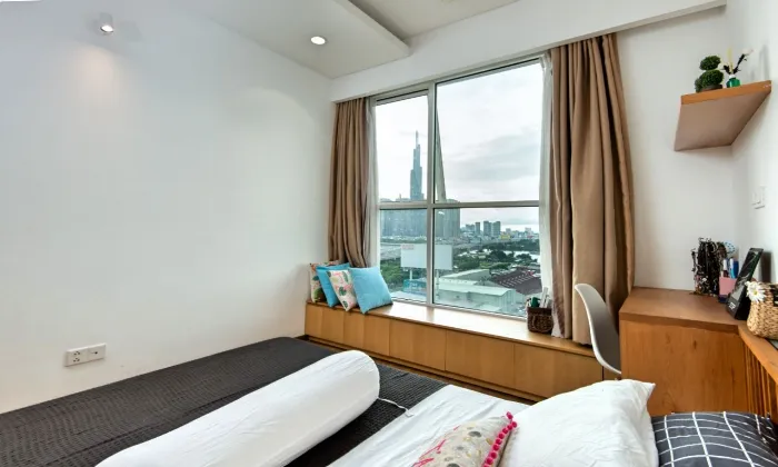 Landmark and River View 02 Bedroom Thao Dien Pearl Apartment For Rent 105sqm 1,000 USD/month