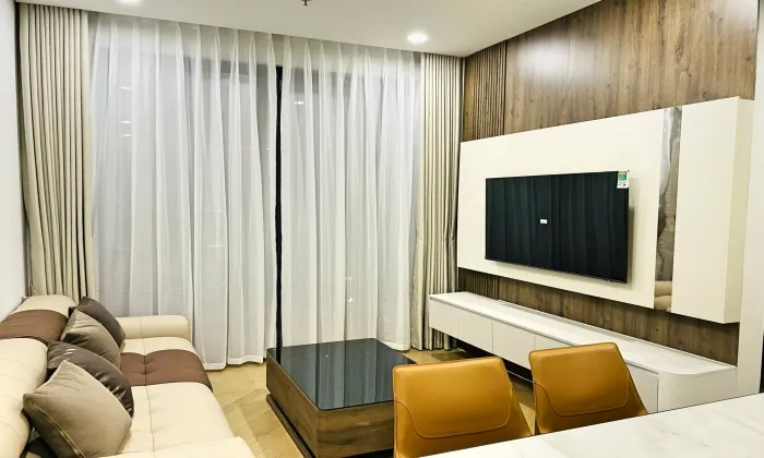 Riverfront 02 Bedroom Block West Lumiere Apartment for rent HCMC 71sqm 1,400 USD/month