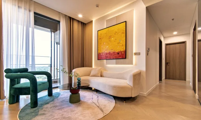 So Nice Designed 03 Bedroom Lumiere Apartment For rent HCMC 93sqm 2,000 USD/month