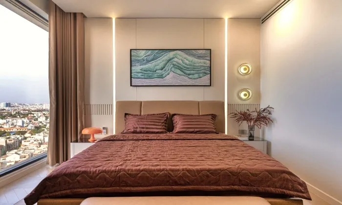 So Nice Designed 03 Bedroom Lumiere Apartment For rent HCMC 93sqm 2,000 USD/month