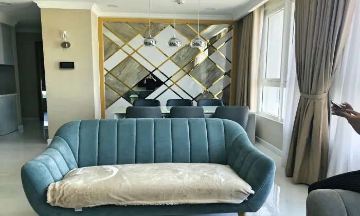 Good Size 03 Bedroom Leman Luxury Apartment For Rent in District 3 HCM 118sqm 1,800 USD/month
