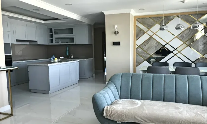 Good Size 03 Bedroom Leman Luxury Apartment For Rent in District 3 HCM 118sqm 1,800 USD/month