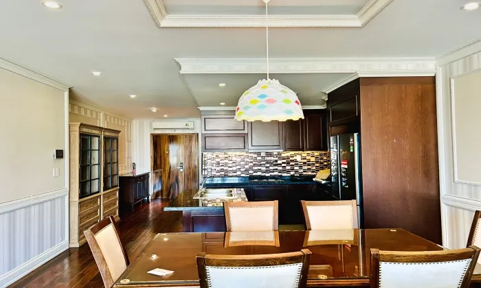 Very Classic Design Three Bedroom Leman Luxury Apartment For Rent in HCMC 118sqm 1,800 USD/month