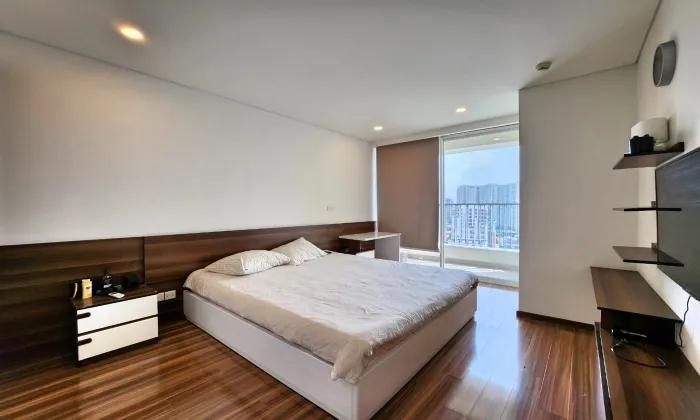 Renovated Wooden Floor 03 Bedroom Thao Dien Pearl Apartment For Rent HCM 136sqm 1,600 USD/month