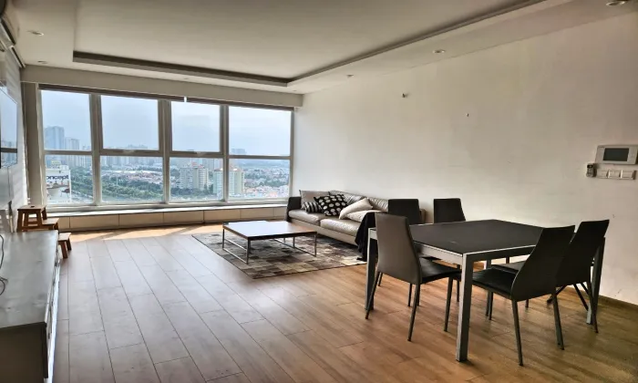 Renovated Wooden Floor 03 Bedroom Thao Dien Pearl Apartment For Rent HCM 136sqm 1,600 USD/month