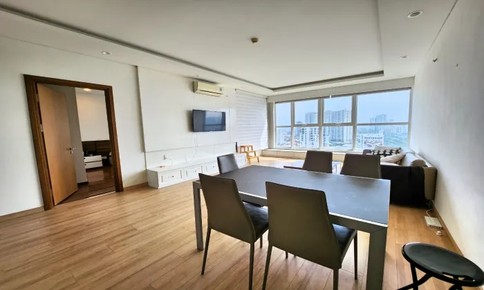 Renovated Wooden Floor 03 Bedroom Thao Dien Pearl Apartment For Rent HCM 136sqm 1,600 USD/month