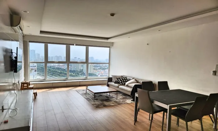 Renovated Wooden Floor 03 Bedroom Thao Dien Pearl Apartment For Rent HCM 136sqm 1,600 USD/month