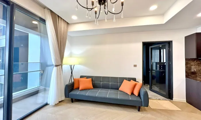 01 Bedroom and 01 Study Room Luimere Riverside Apartment For Rent HCM 73sqm 1,350 USD/month