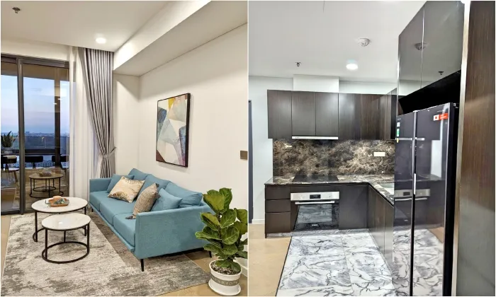 Perfect View 02 Bedroom Lumiere Riverside Apartment for rent HCM 73sqm 1,200 USD/month