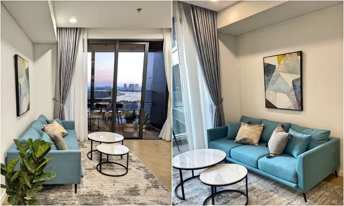 Perfect View 02 Bedroom Lumiere Riverside Apartment for rent HCM 73sqm 1,200 USD/month