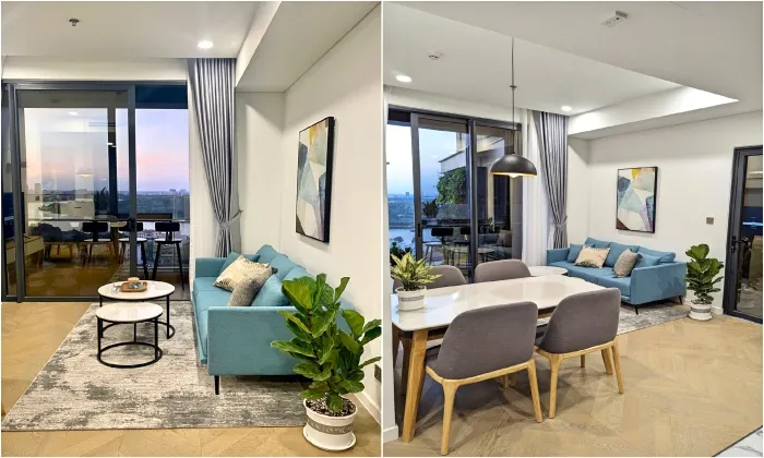 Perfect View 02 Bedroom Lumiere Riverside Apartment for rent HCM 73sqm 1,200 USD/month