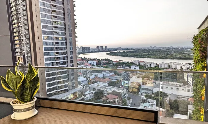 Perfect View 02 Bedroom Lumiere Riverside Apartment for rent HCM 73sqm 1,200 USD/month