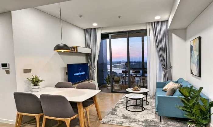 Perfect View 02 Bedroom Lumiere Riverside Apartment for rent HCM 73sqm 1,200 USD/month