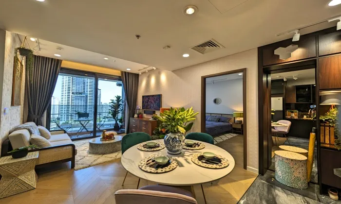 Lavish 02 Bedroom Apartment for rent in Lumiere District 2 HCMC 68sqm 1,400 USD/month