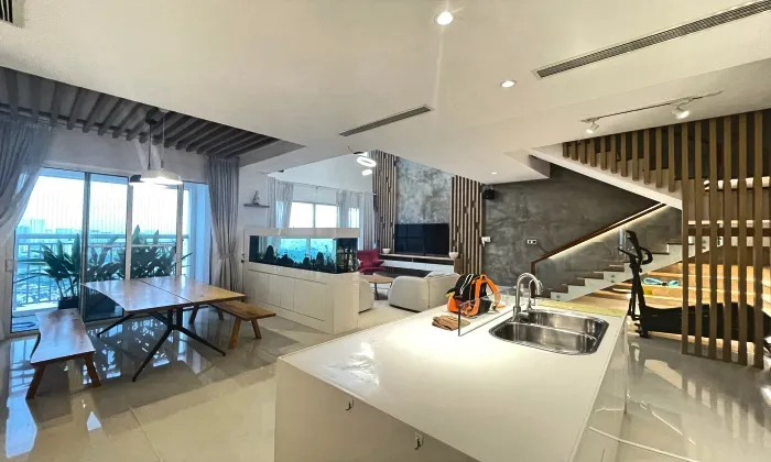 Terrace Penthouse Tropic Garden Apartment For Rent in Thao Dien HCM 265sqm 3,000 USD/month