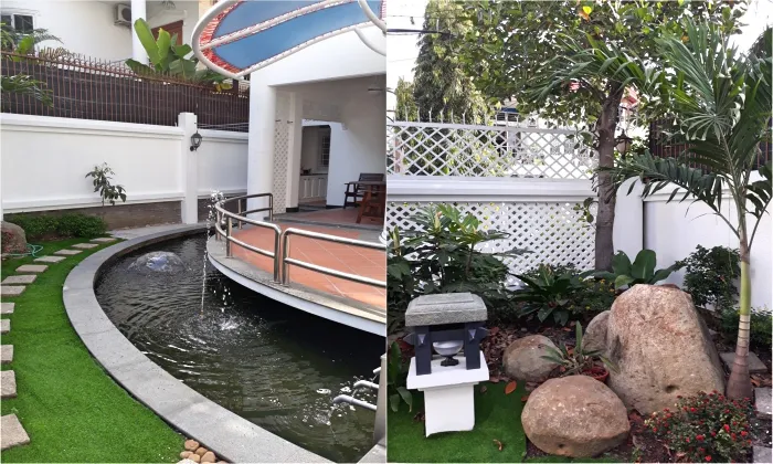 Furnished Villa for rent in Binh An Tran Nao area Thu Duc City HCMC 500sqm 2,500 USD/month