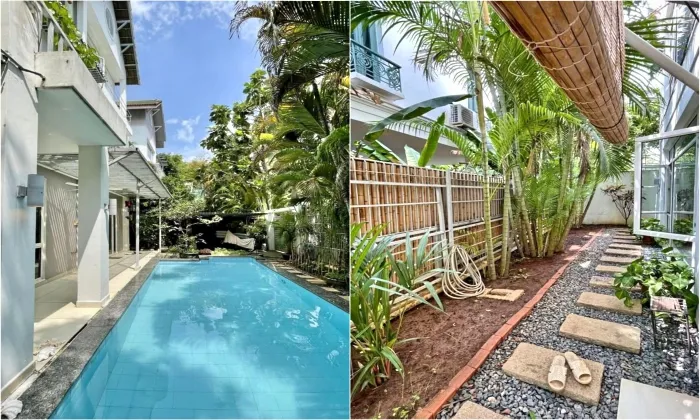 Garden and Nice Pool Villa For Rent in Thao Dien  Compound HCM 4sqm 3,500 USD/month