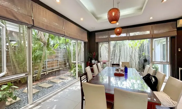 Garden and Nice Pool Villa For Rent in Thao Dien  Compound HCM 4sqm 3,500 USD/month