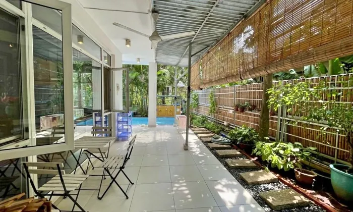 Garden and Nice Pool Villa For Rent in Thao Dien  Compound HCM 4sqm 3,500 USD/month
