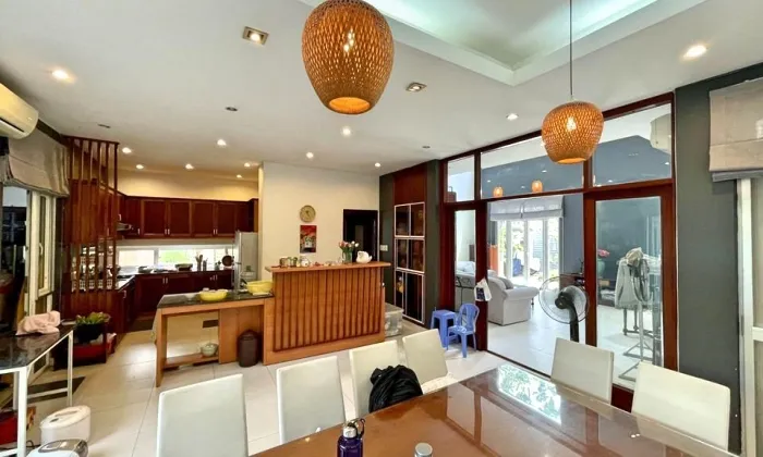 Garden and Nice Pool Villa For Rent in Thao Dien  Compound HCM 4sqm 3,500 USD/month