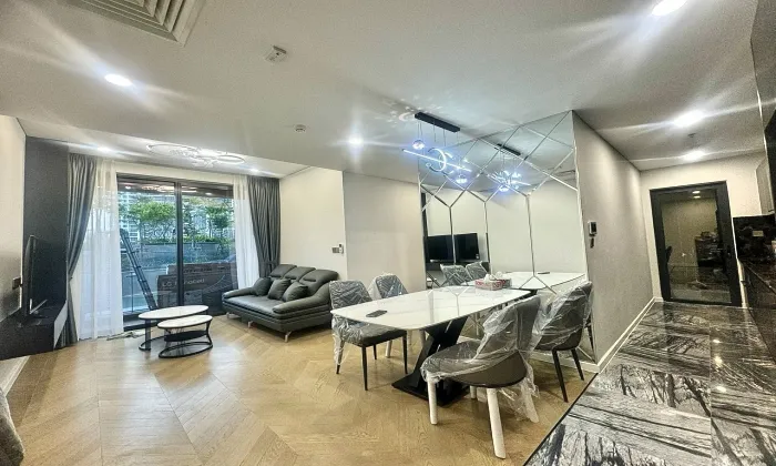 02 Bedroom Garden Unit Lumiere apartment for rent in District 2 HCMC 75sqm 1,350 USD/month