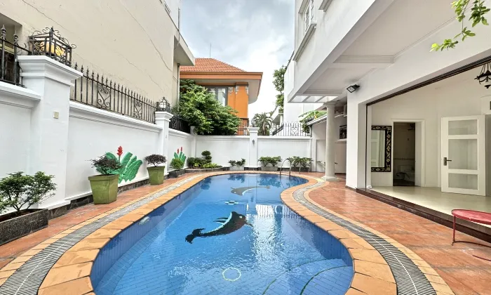 Private Home Villa For Rent in 215 Nguyen Van Huong Thao Dien Ho Chi Minh City 500sqm 3,800 USD/month