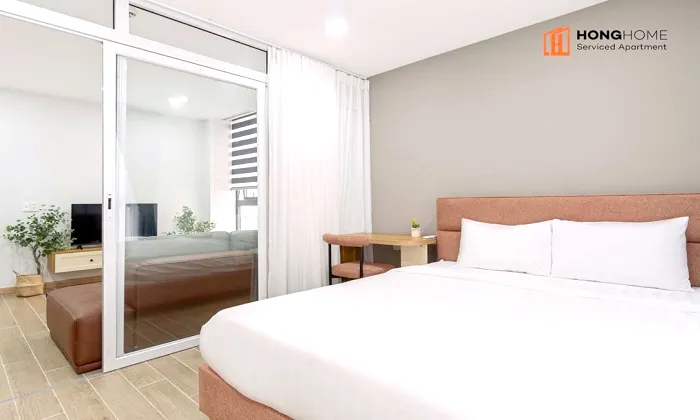 Nice One Bedroom Honghome Apartment for rent in Phu Nhuan District HCM 45sqm 600 USD/month