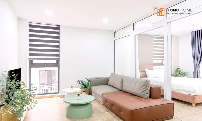 Nice One Bedroom Honghome Apartment for rent in Phu Nhuan District HCM 45sqm 600 USD/month