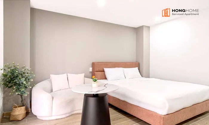 Studio Honghome Serviced Apartment for rent in Phu Nhuan HCM 30sqm 550 USD/month