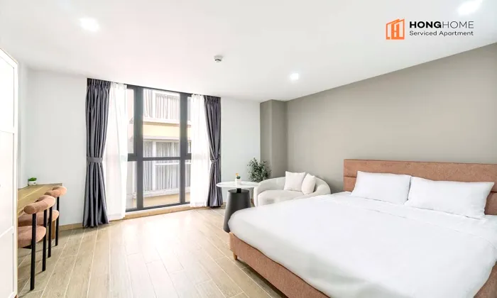 Studio Honghome Serviced Apartment for rent in Phu Nhuan HCM 30sqm 550 USD/month