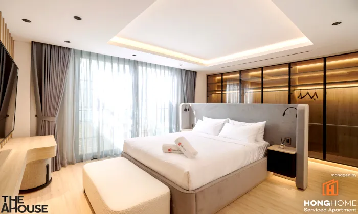 So Luxury One Bedroom Anhouse Serviced Apartment in Dakao District 1 HCM 45sqm 1,300 USD/month