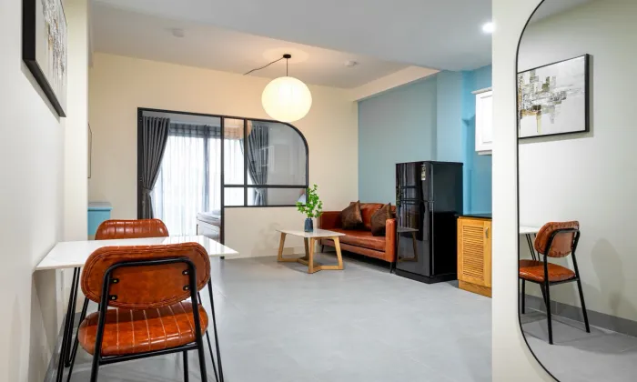 Nice New One Bedroom Apartment for rent in Dakao District 1 HCMC 45sqm 600 USD/month