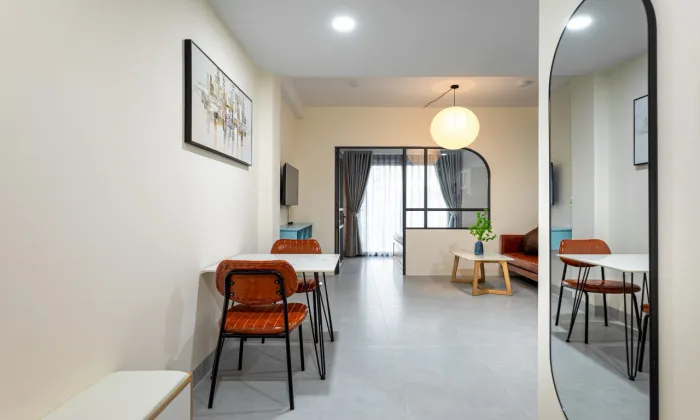 Nice New One Bedroom Apartment for rent in Dakao District 1 HCMC 45sqm 600 USD/month