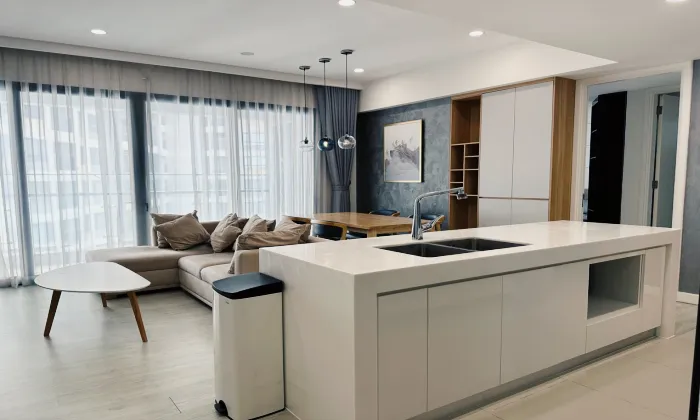 Comfortable Design Two Bedroom Apartment For Rent in Gateway Thao Dien HCM 90sqm 1,400 USD/month