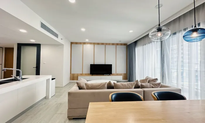 Comfortable Design Two Bedroom Apartment For Rent in Gateway Thao Dien HCM 90sqm 1,400 USD/month