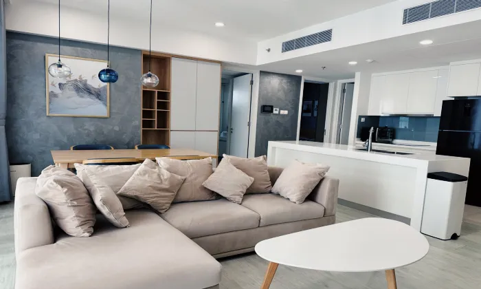 Comfortable Design Two Bedroom Apartment For Rent in Gateway Thao Dien HCM 90sqm 1,400 USD/month