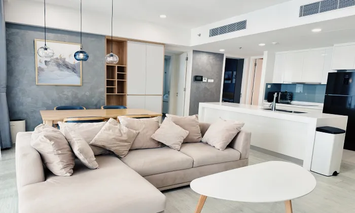 Comfortable Design Two Bedroom Apartment For Rent in Gateway Thao Dien HCM 90sqm 1,400 USD/month